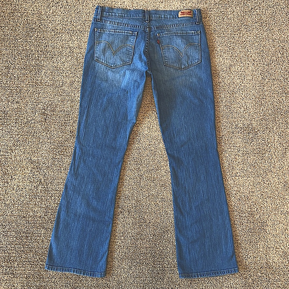 Levis 524 Low Rise Boot Cut Stretch Jeans Sz 11M VG/EUC - Picture 2 of 13